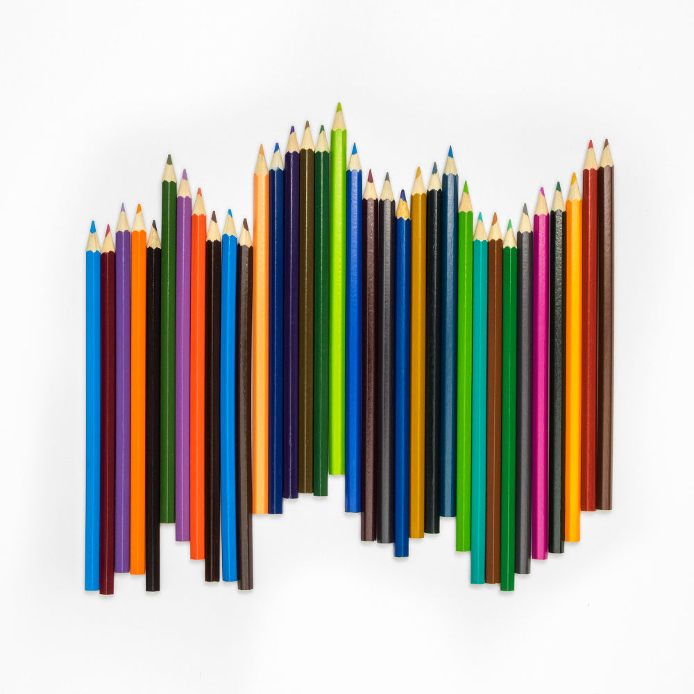 Jumbo Triangular Colored Pencils (12 Pack)